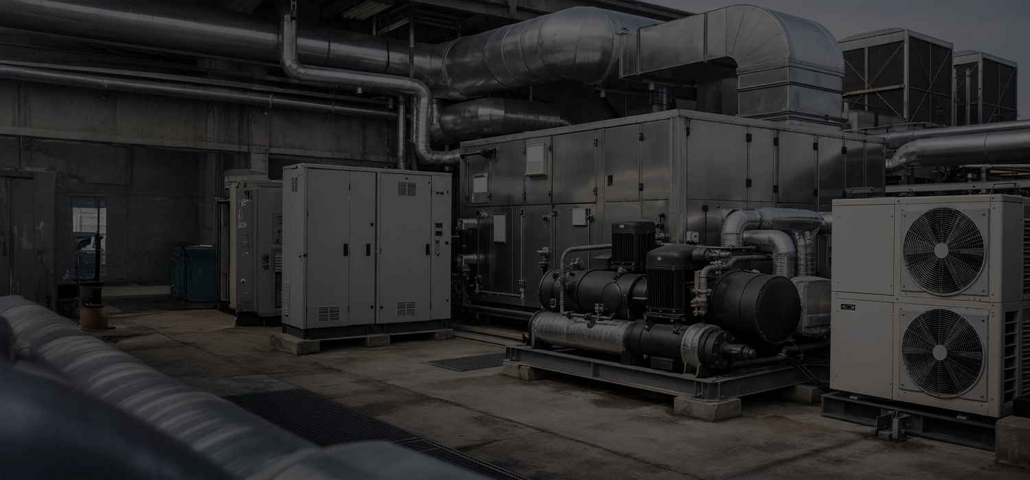 Sistemas HVAC industriales ventilación y control térmico